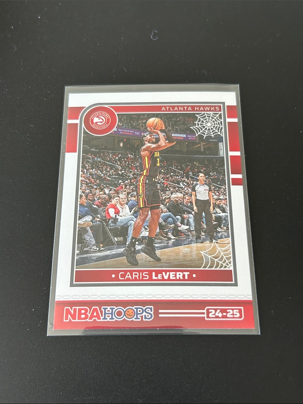 Panini NBA Hoops Caris LeVert Red White Black Basketball Card